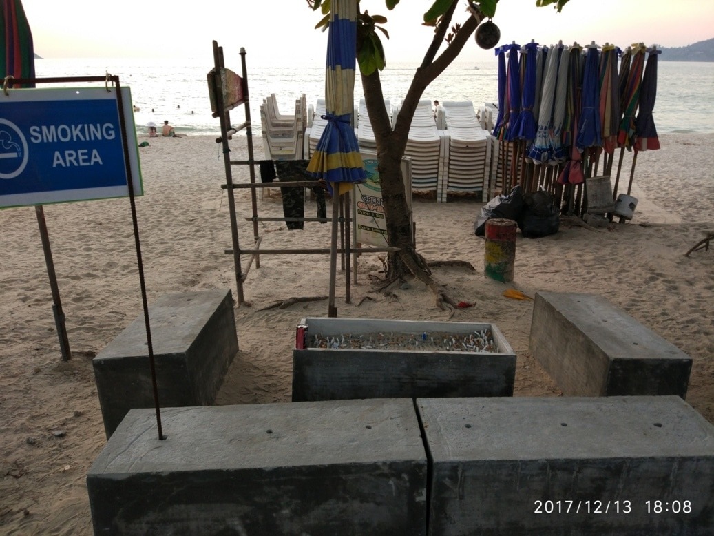 Запрет курения на пляжах Таиланда